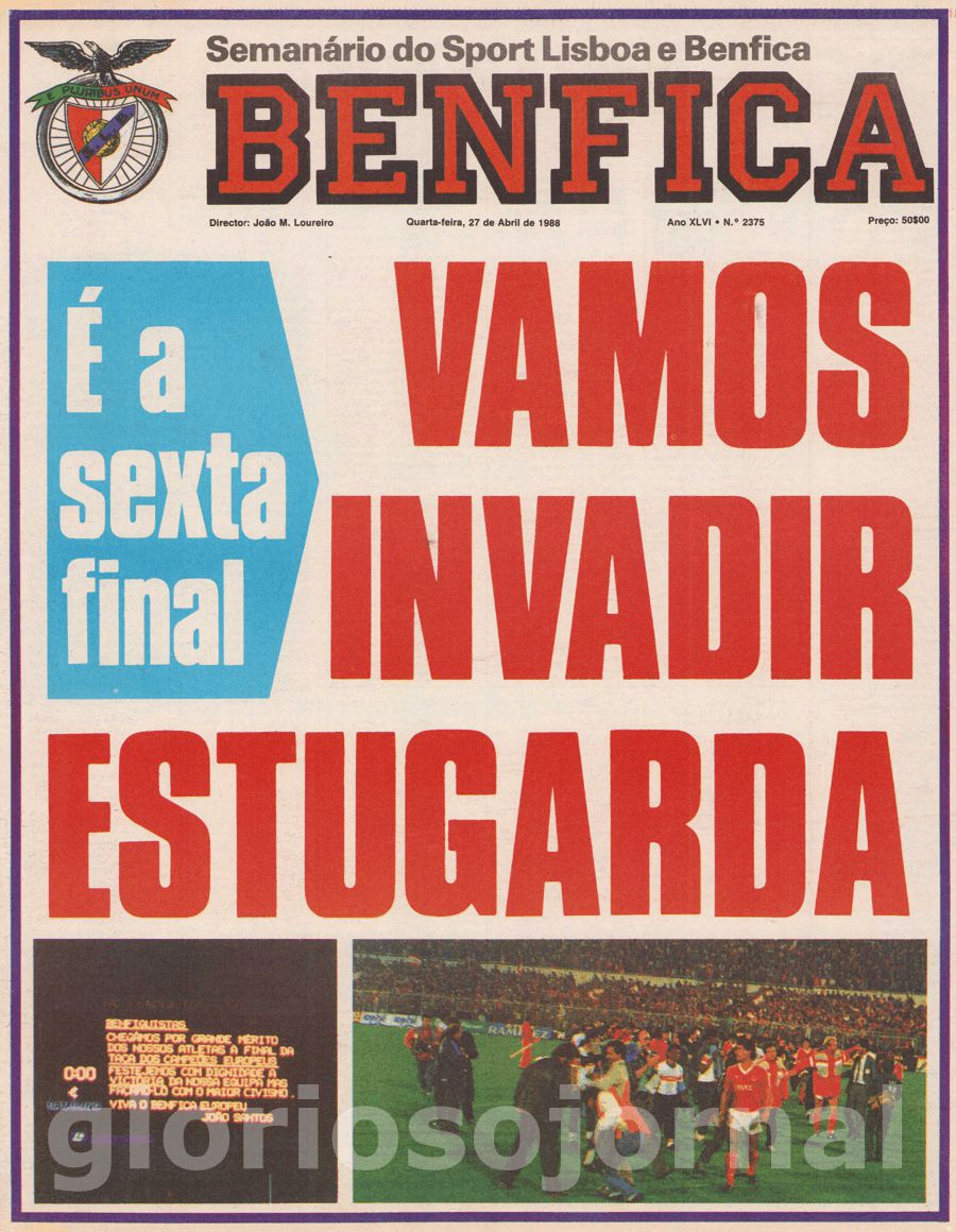 jornal o benfica 2375 1988-04-27